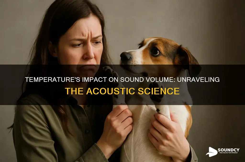 how does temperature affect sound volume