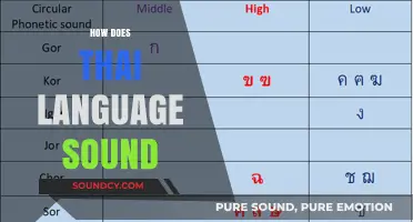 Exploring the Unique Melody and Rhythm of Thai Language Sounds