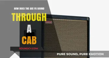 Axe FX Through a Cab: Sound Quality and Performance Explained