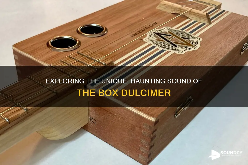 how does the box dulcimer sound