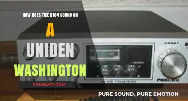 Uniden Washington with D104 Mic: Audio Quality and Performance Review