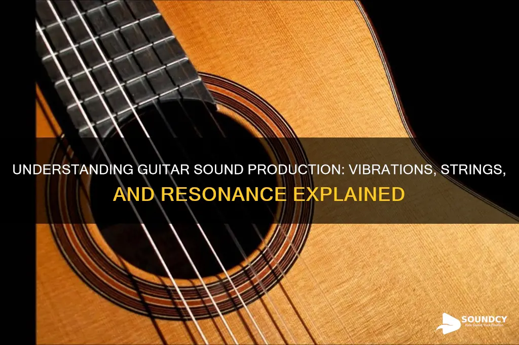 how does the guitar emit sounds