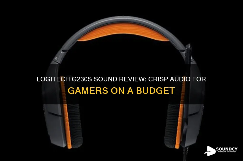 how does the logitech g230s sound