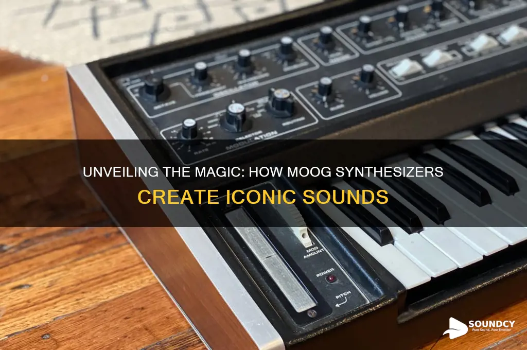 how does the moog produced sound