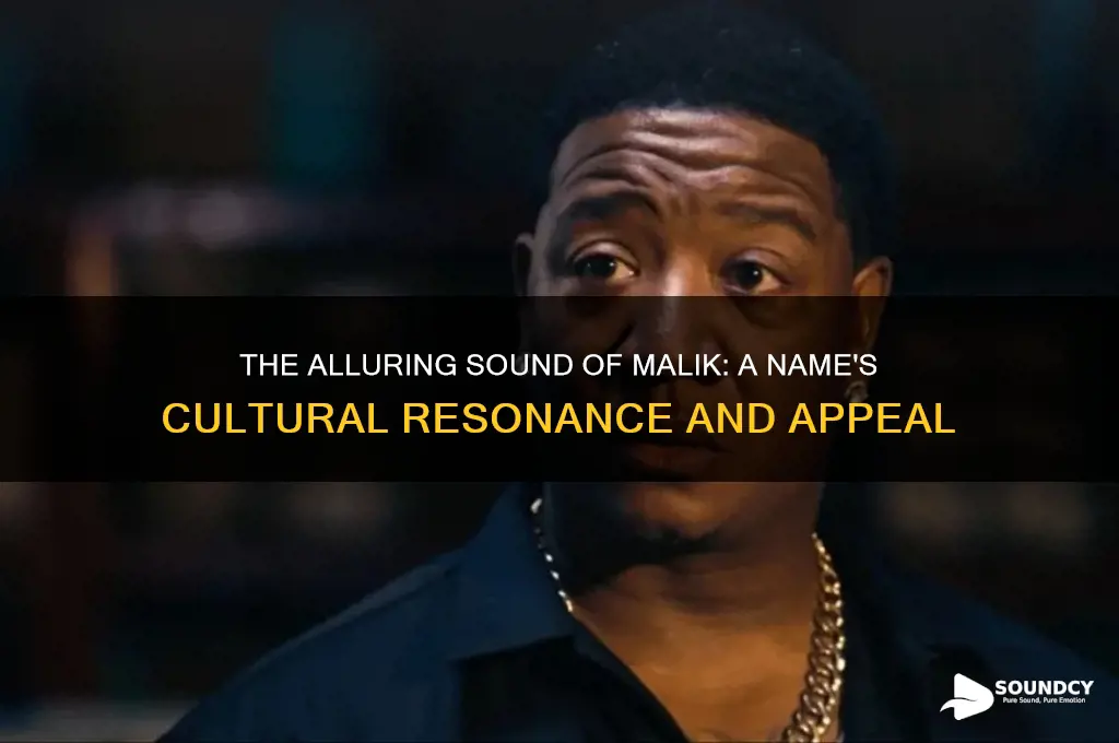 how does the name malik sound