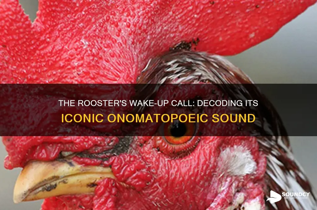 how does the rooster onomatopoeia sound