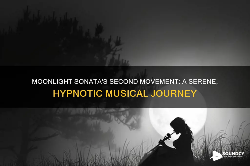 how does the second movement of moonlight sonata sound