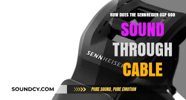 Sennheiser GSP 600 Wired Audio Performance: A Detailed Sound Analysis