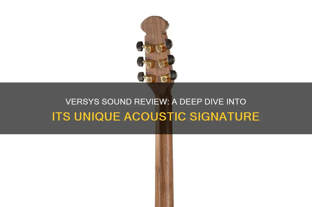 how does the versys sound