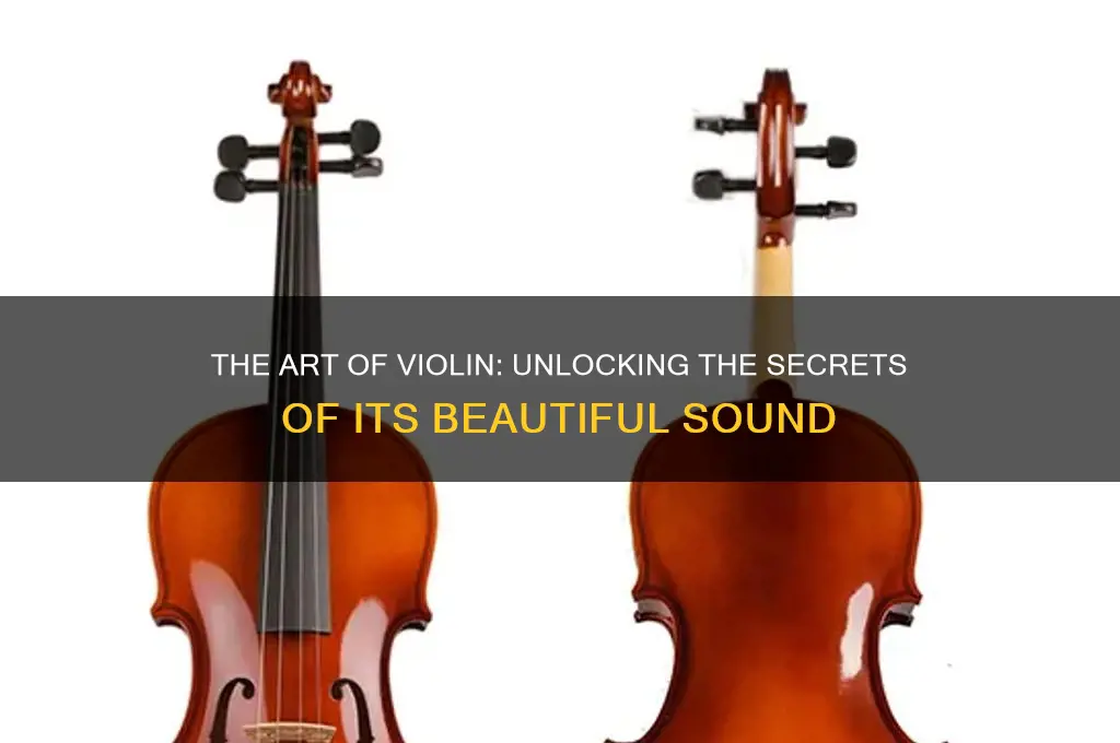 how does the violin sound beautiful