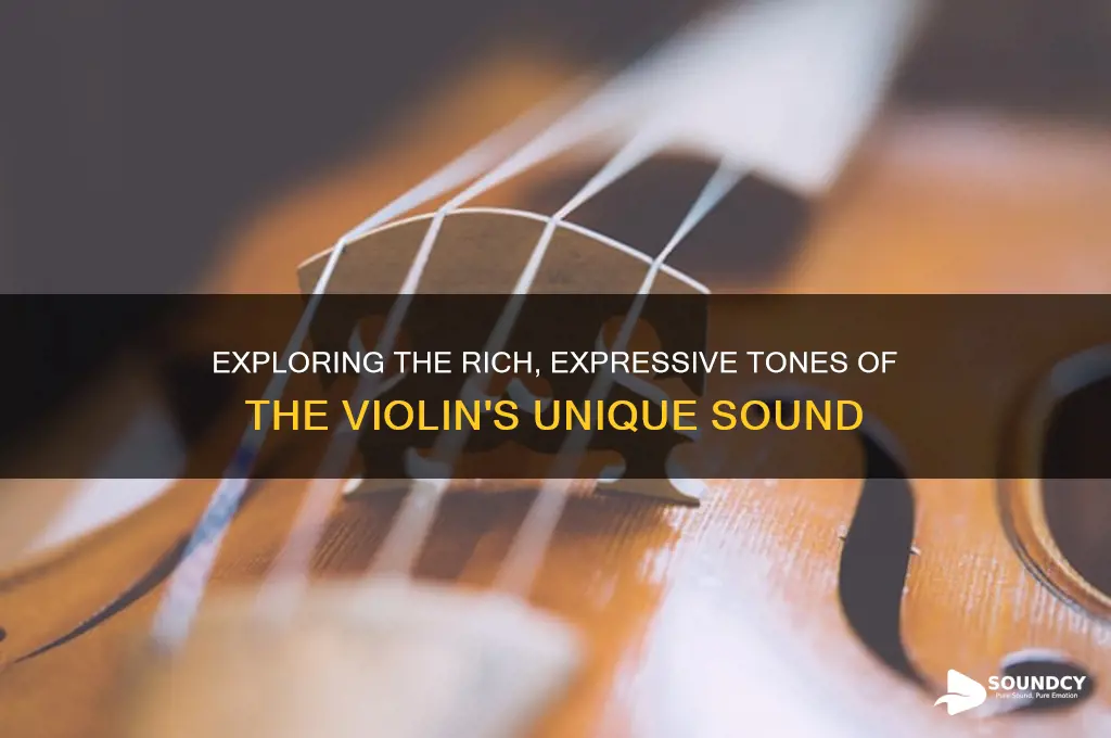 how does the voiolin sound