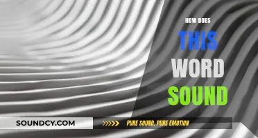 Exploring the Sonic Qualities: How Does This Word Sound to You?