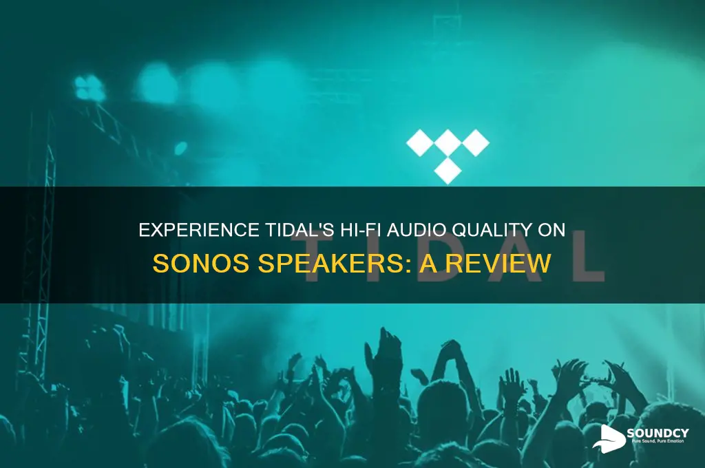 how does tidal sound on sonos