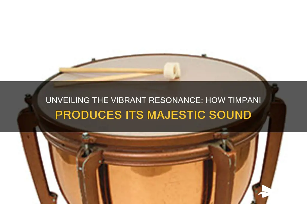 how does timpani make sound