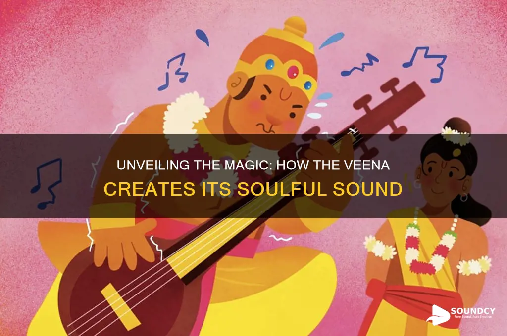 how does veena produce sound