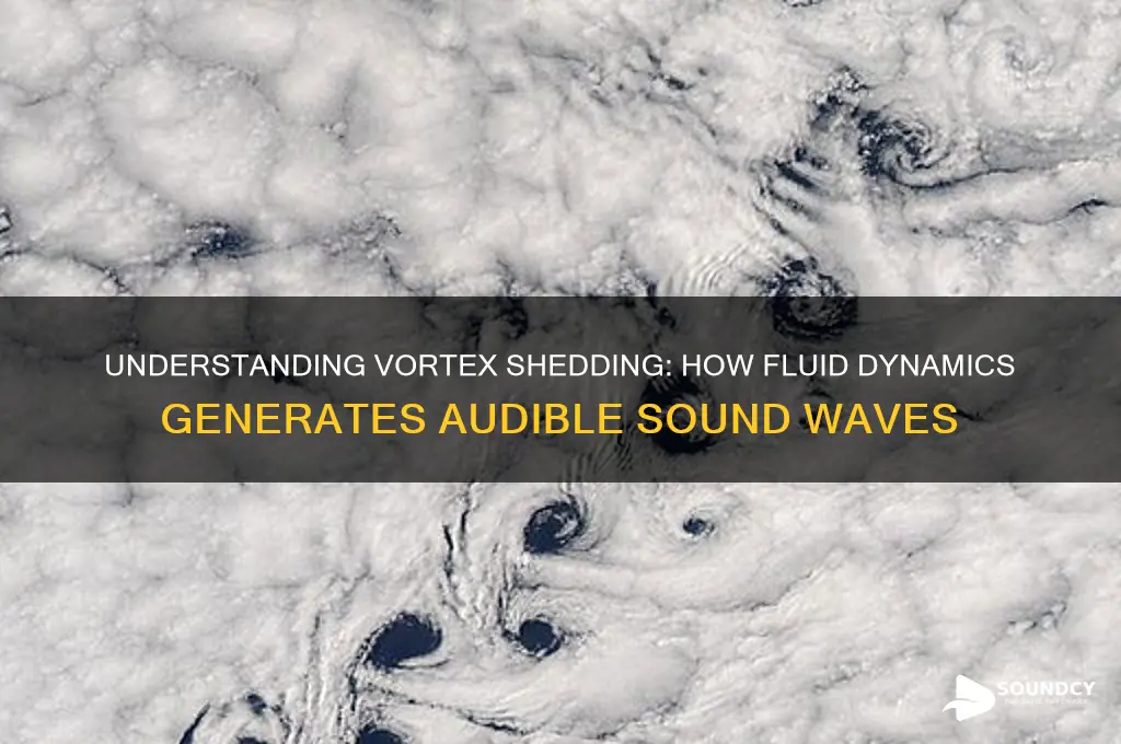 how does vortex shedding produce sound