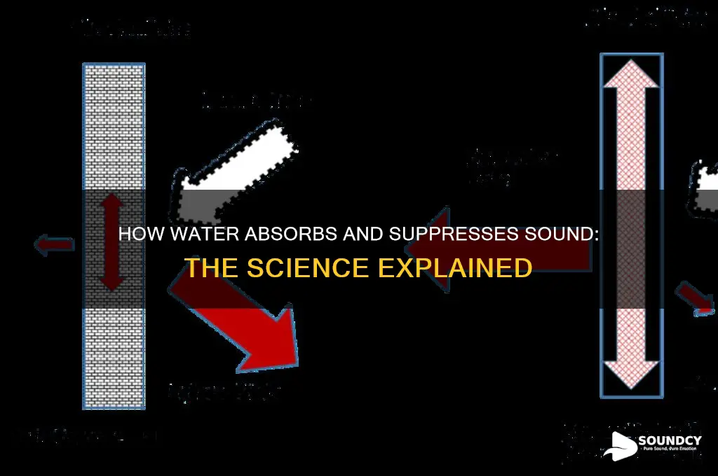 how does water suppress sound