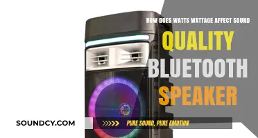 How Wattage Impacts Bluetooth Speaker Sound Quality: A Comprehensive Guide