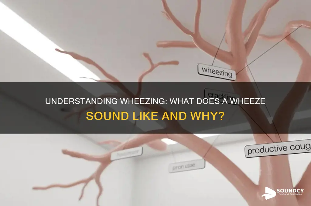 how does wheeze sound like