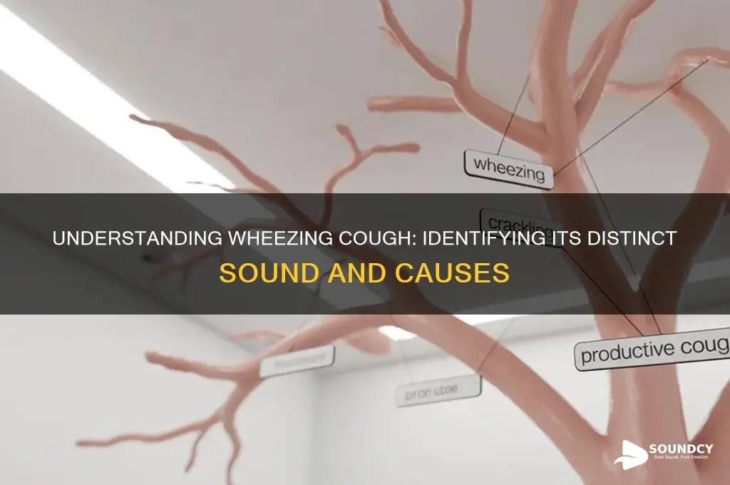 how does wheezing cough sound