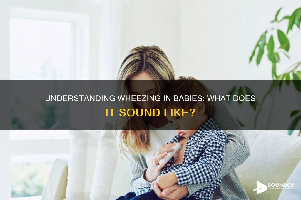 how does wheezing sound in babies