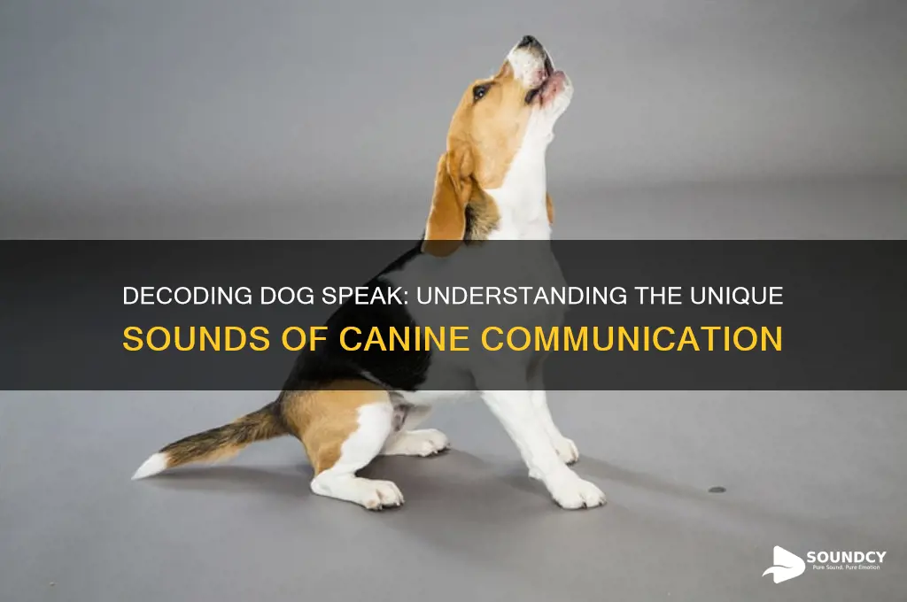 how dogs sound when they talk