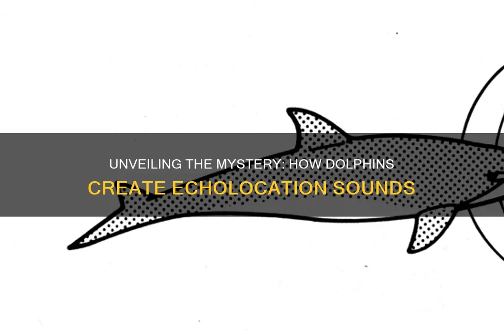 how dolphins produce echolocations sounds