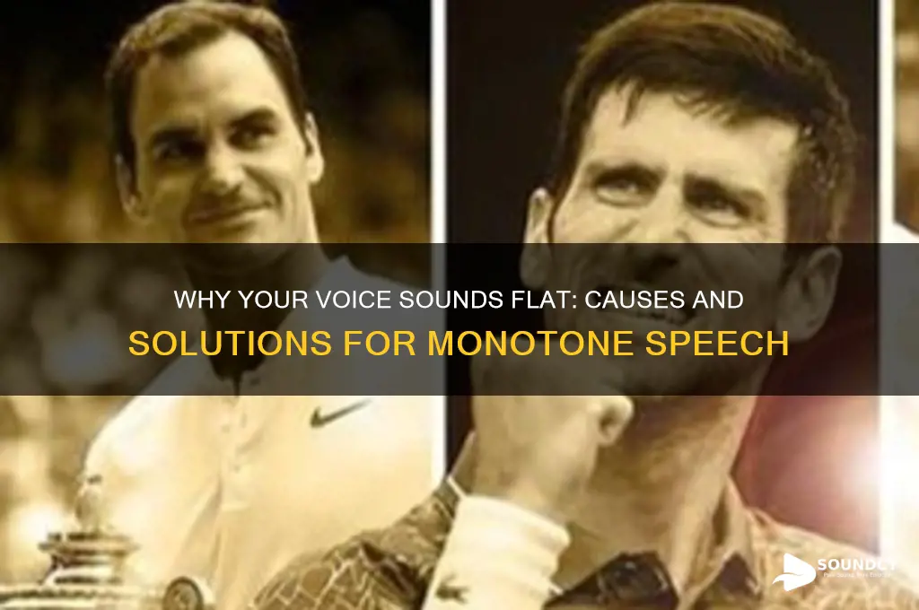 how dors someone sound flat