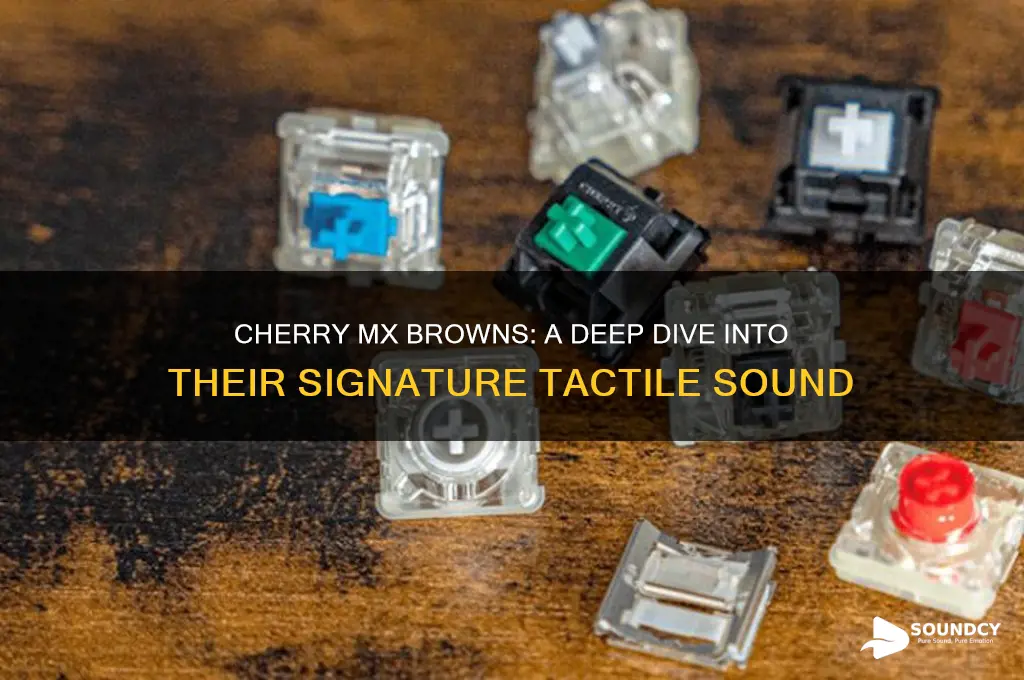 how down cherry mx browns sound