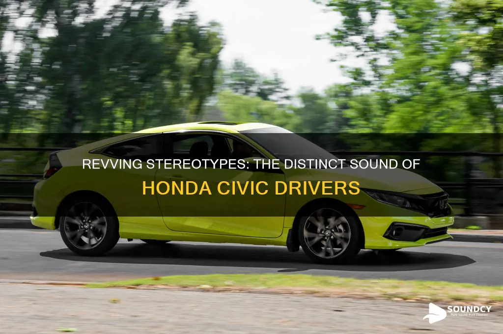 how dudes in honda civics sound