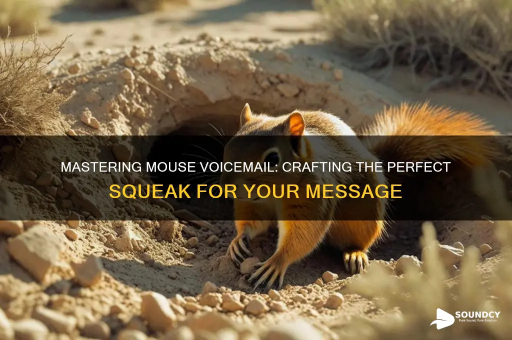 how eek a mouse voicemaill sound