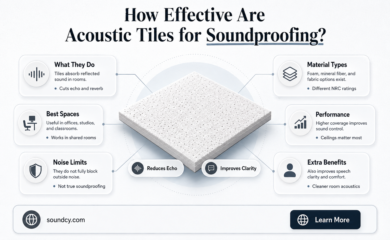 do acoustic tiles really block sound