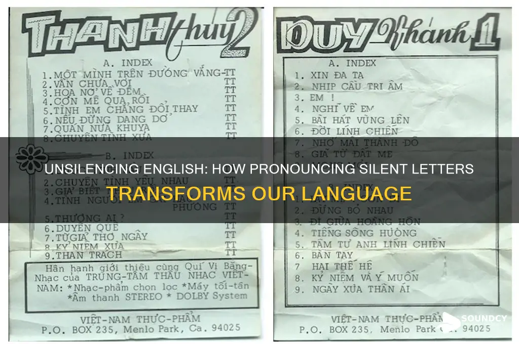 how english would sound if silent letters werent silent