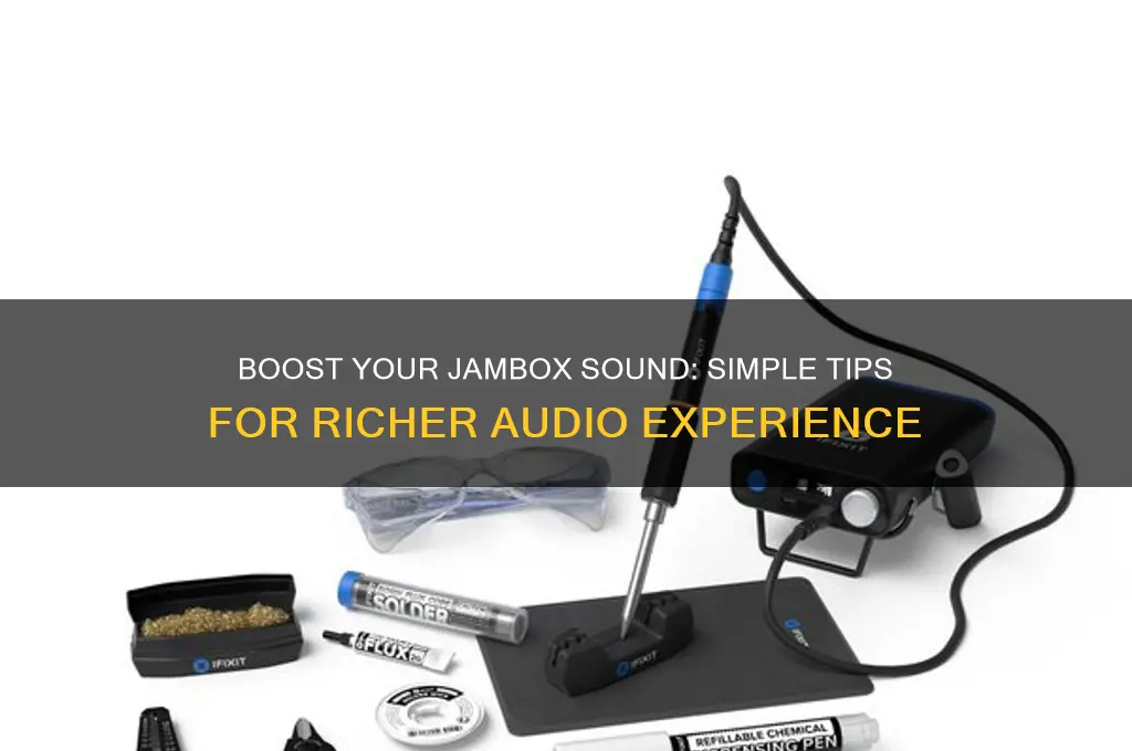 how enhance sound of jambox