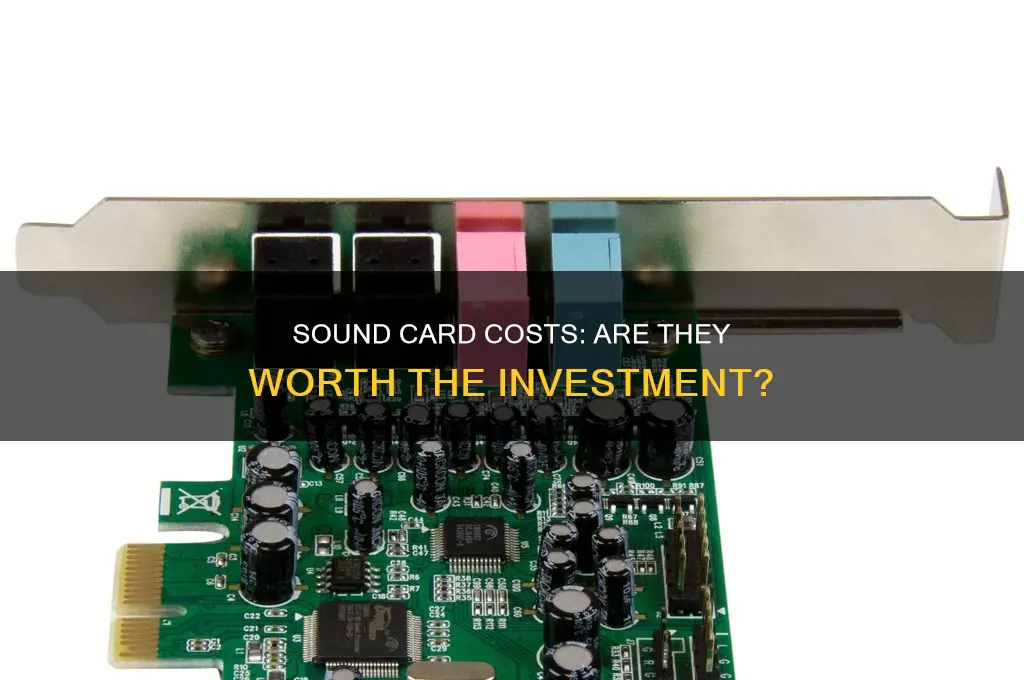 how expensive are sound cards