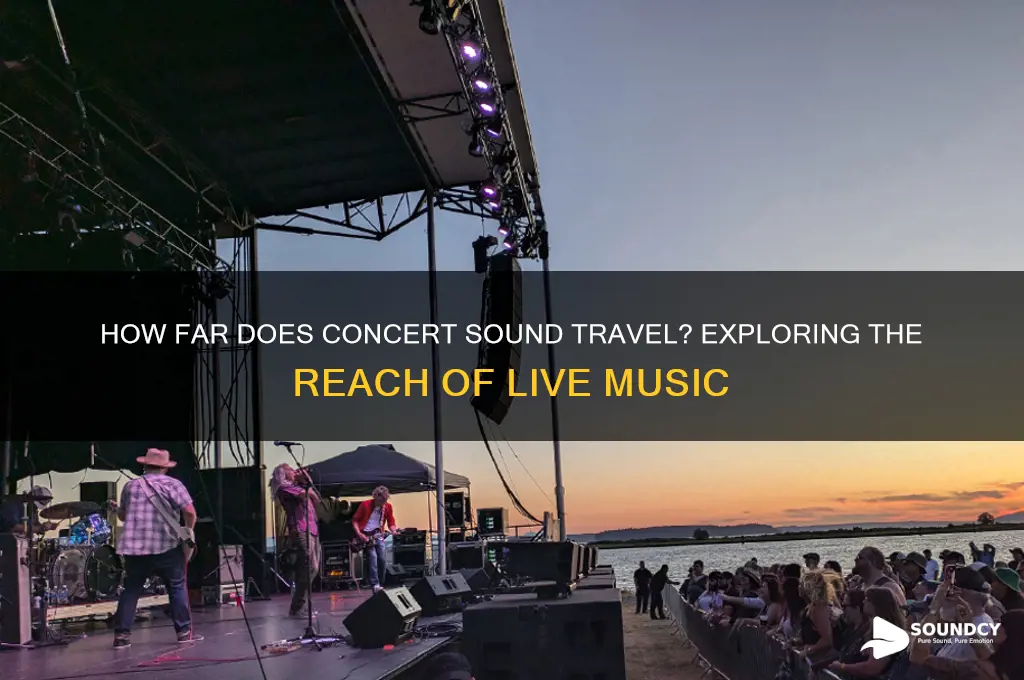 how far does concert sound travel