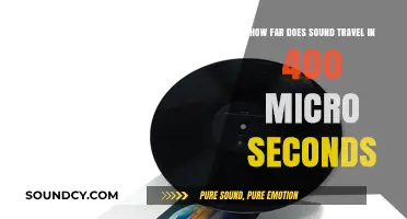Sound's Journey: Exploring Distance Covered in 400 Microseconds
