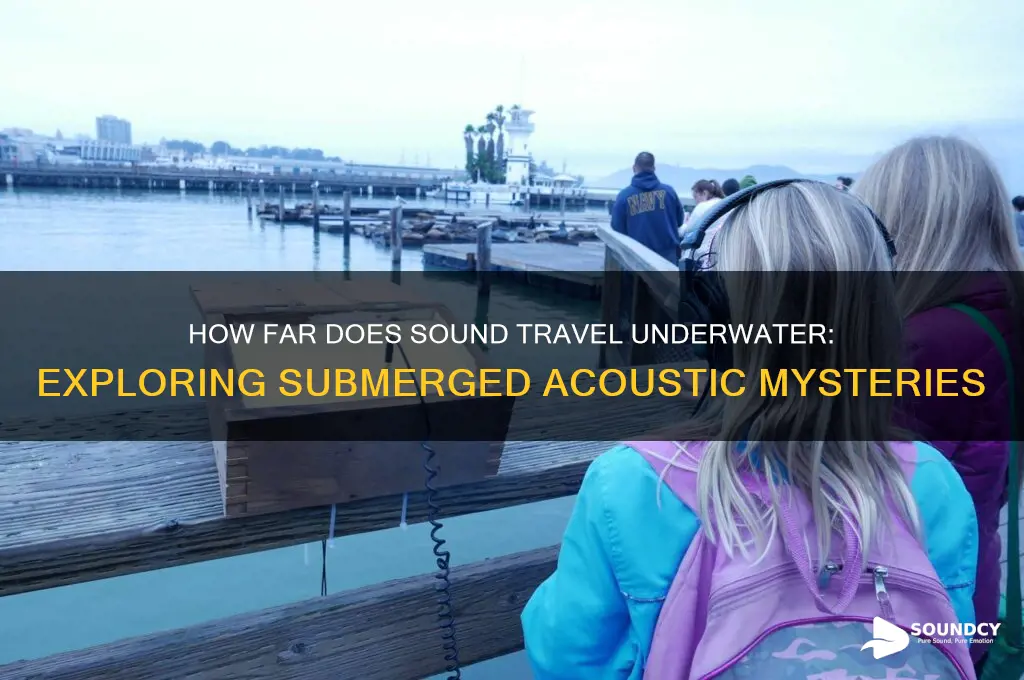how far does sound travel underwater