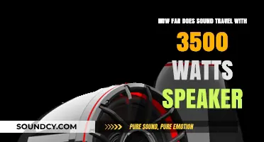 Powerful Sound Waves: Exploring 3500 Watts Speaker's Travel Distance