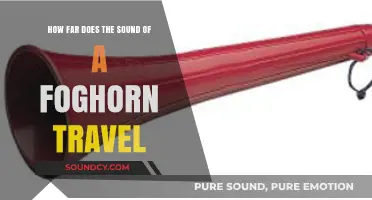 How Far Does a Foghorn's Sound Travel in Foggy Conditions?