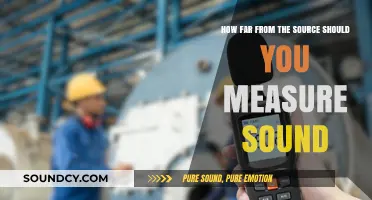 Optimal Sound Measurement: Finding the Right Distance from the Source