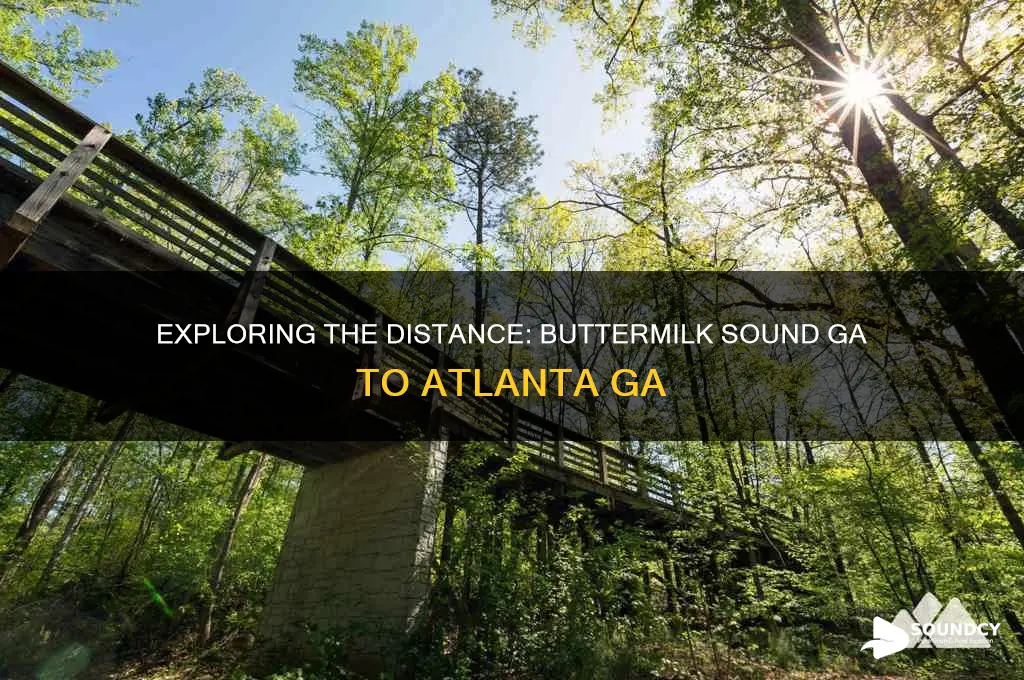 how far is buttermilk sound ga from atlanta ga