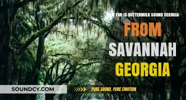Distance from Savannah to Buttermilk Sound: A Georgia Travel Guide