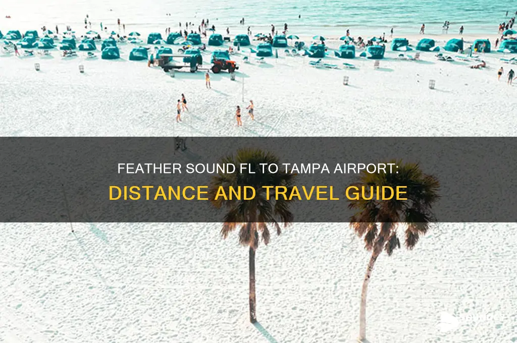 how far is feather sound fl from tampa airport