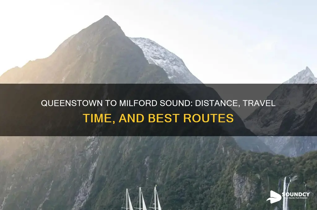 how far is it from queenstown to milford sound