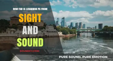 Distance from Lebanon, PA to Sight & Sound: A Quick Guide