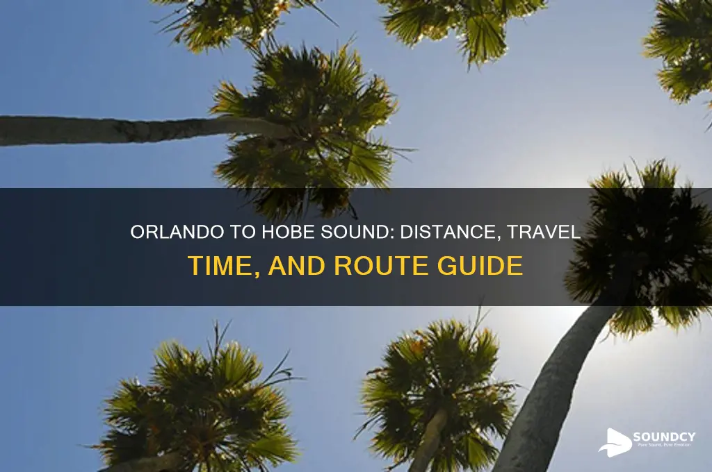 how far is orlando fl from hobe sound fl