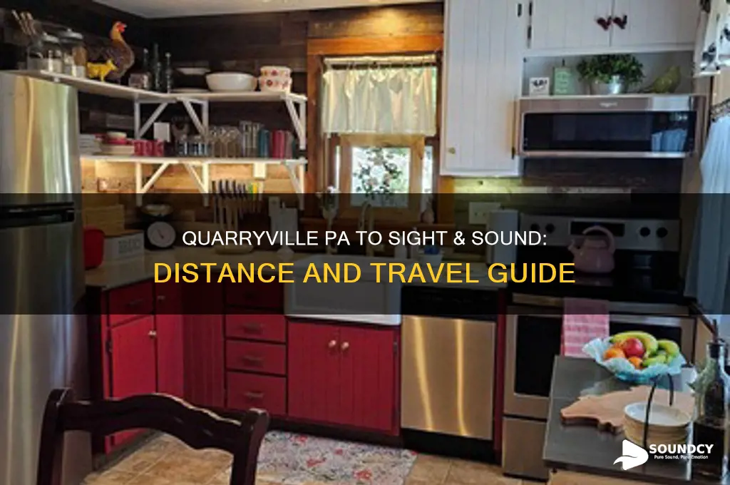 how far is quarryville pa from sight and sound
