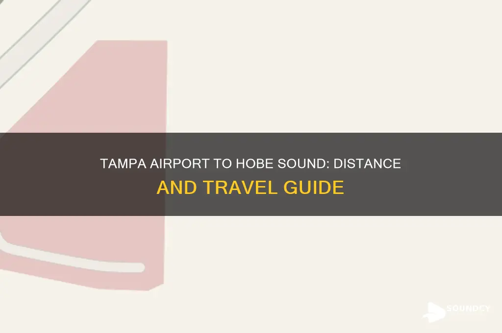 how far is tampa airport from hobe sound fl