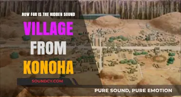 Unveiling the Distance: Hidden Sound Village to Konoha Explored